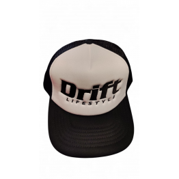 DRIFT LIFESTYLE TRUCKER gyerek sapka, fekete - fehér